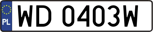 WD0403W