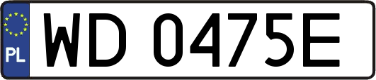 WD0475E