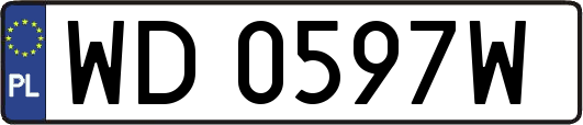 WD0597W