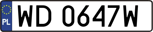 WD0647W