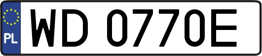 WD0770E
