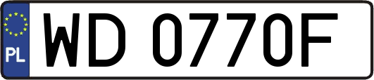 WD0770F
