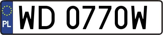 WD0770W
