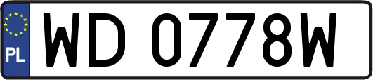 WD0778W