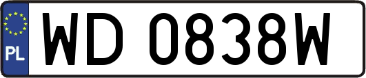 WD0838W