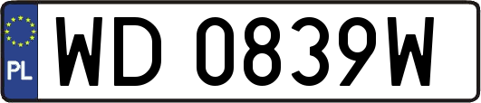 WD0839W