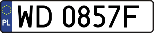WD0857F