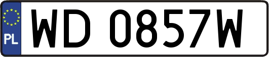 WD0857W