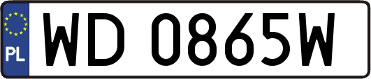 WD0865W