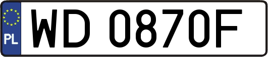 WD0870F
