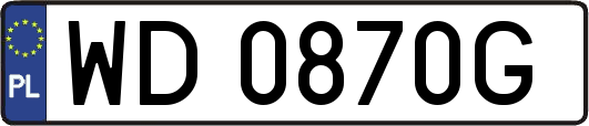 WD0870G