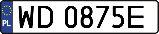 WD0875E
