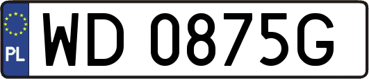 WD0875G