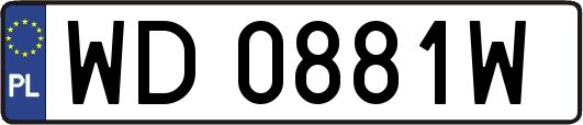 WD0881W