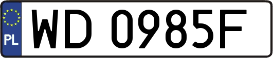 WD0985F