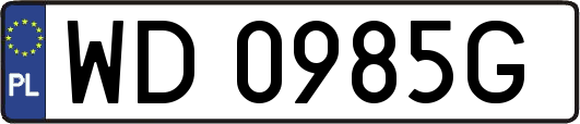 WD0985G