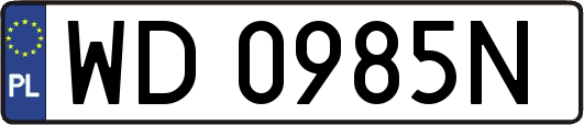 WD0985N