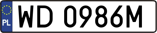 WD0986M