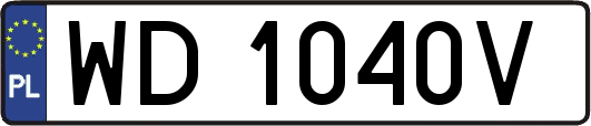 WD1040V