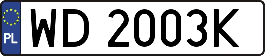 WD2003K