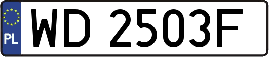 WD2503F