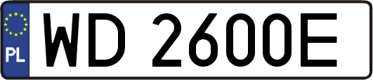 WD2600E
