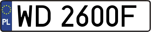 WD2600F