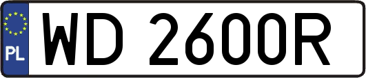 WD2600R