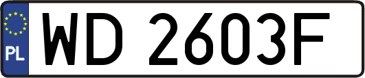 WD2603F