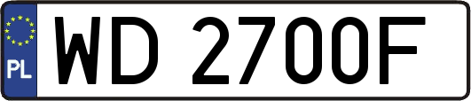 WD2700F