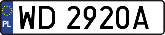 WD2920A