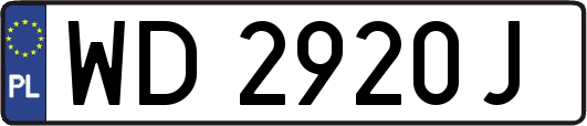 WD2920J