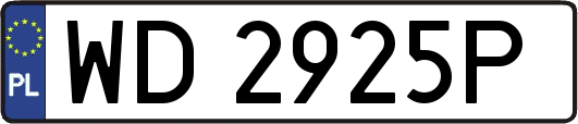 WD2925P