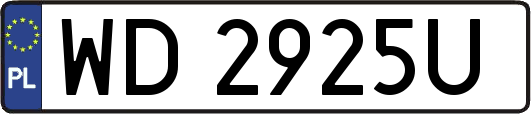 WD2925U