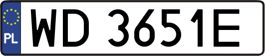 WD3651E