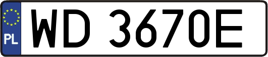 WD3670E