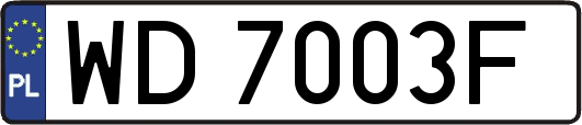 WD7003F