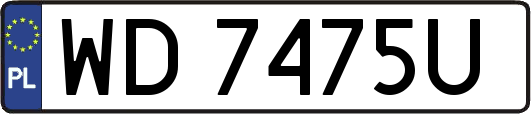 WD7475U