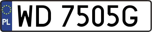 WD7505G