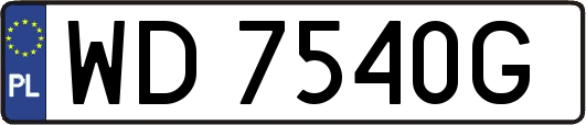 WD7540G