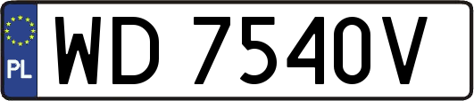 WD7540V