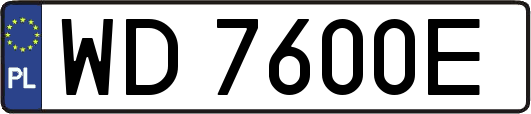 WD7600E