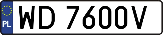 WD7600V