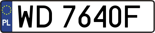WD7640F