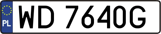 WD7640G