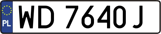 WD7640J