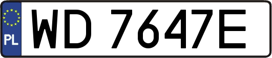WD7647E