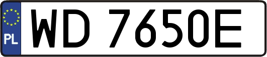 WD7650E