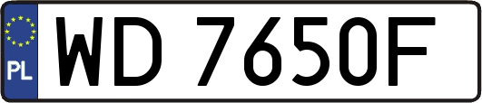 WD7650F