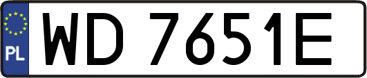 WD7651E